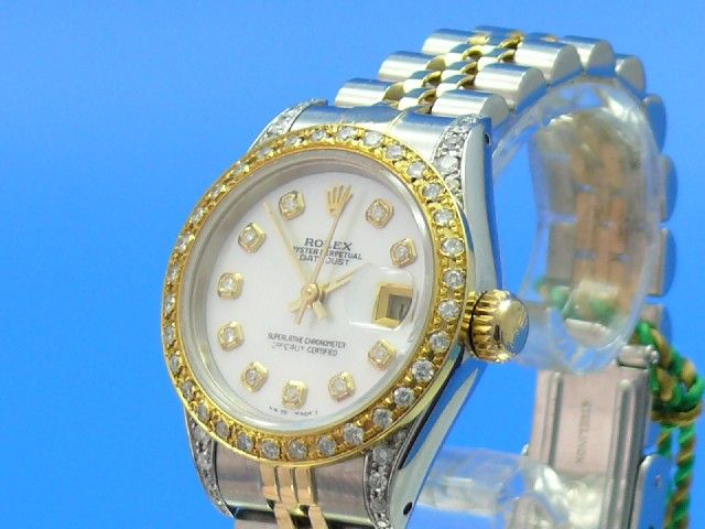 Rolex Lady-Datejust Brilliantziffernblatt & L�nette NICHT ROLEX