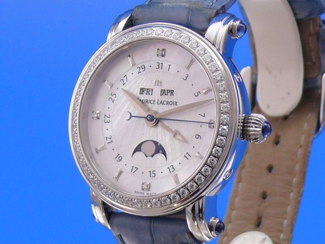 Maurice Lacroix Masterpiece Phase de Lune Diamond Damenuhr