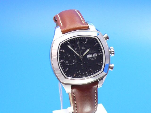 MIDO MULTIFORT RECTANGULAR CHRONO S NEU!