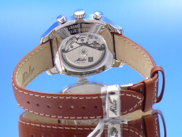 MIDO MULTIFORT RECTANGULAR CHRONO S NEU!