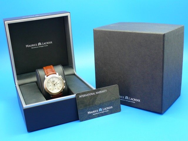 Maurice Lacroix Masterpiece Flyback Annuaire Stahl/Gold