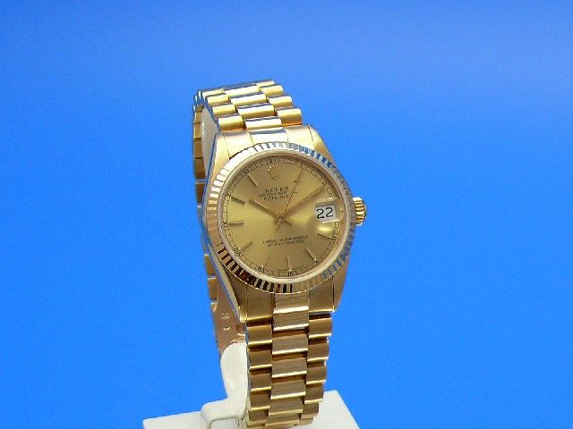 Rolex Datejust Medium 18K Gelbgold
