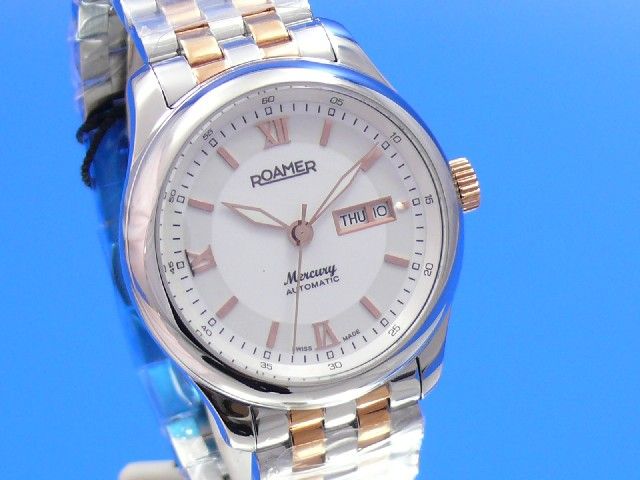 Roamer Mercury Herrenuhr Stahl/Gold (vergoldet)