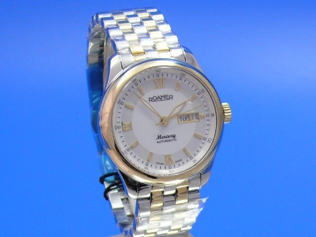 Roamer Mercury Herrenuhr Stahl/Gold (vergoldet)