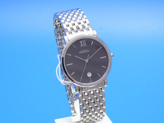Michel Herbelin Classic Extra Flach Herrenuhr UVP.550