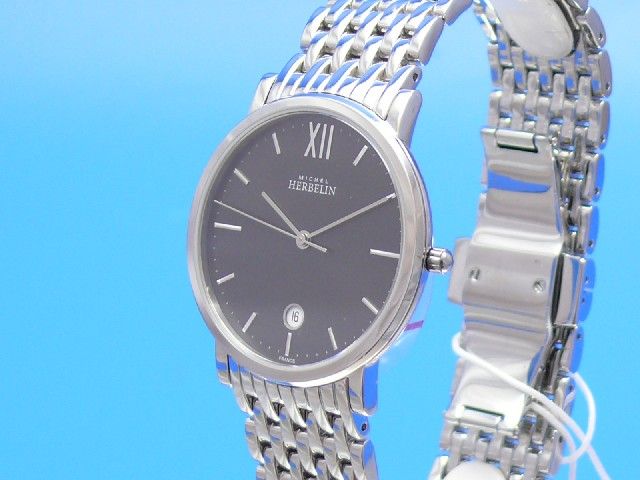 Michel Herbelin Classic Extra Flach Herrenuhr UVP.550
