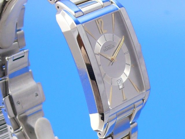 Michel Herbelin Kharga Herren Stahl/Gold UVP.750