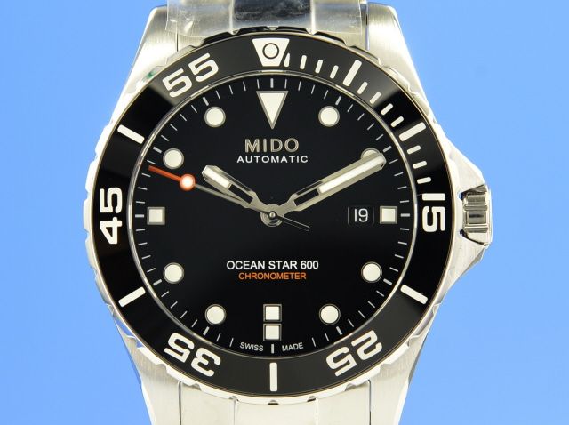 Mido Orologio Uomo M026.608.11.051.00 – Cronometro Automatico COSC 80h – Cassa 43.5mm – Impermeabile 600m – Bracciale Acciaio - 2