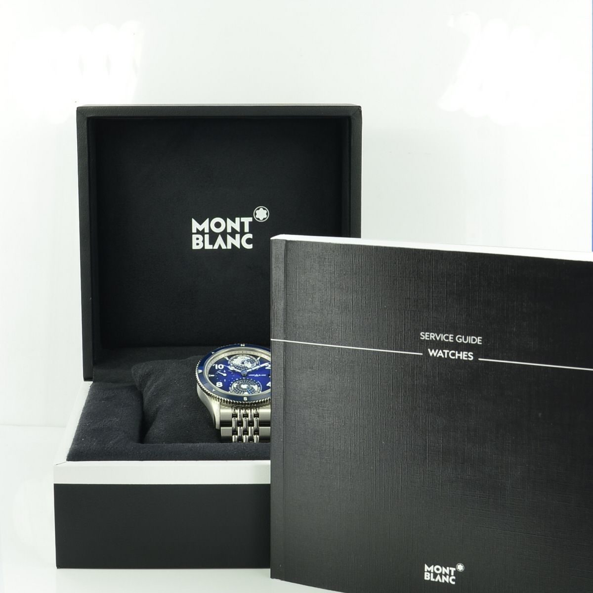 Montbalnc 1858 Geosphere Blue Date World Time