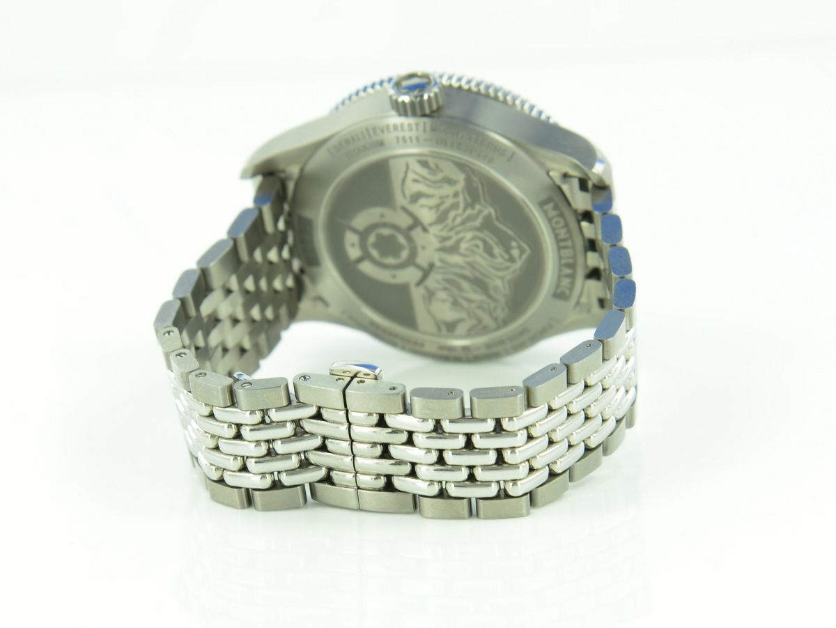 Montbalnc 1858 Geosphere Blue Date World Time