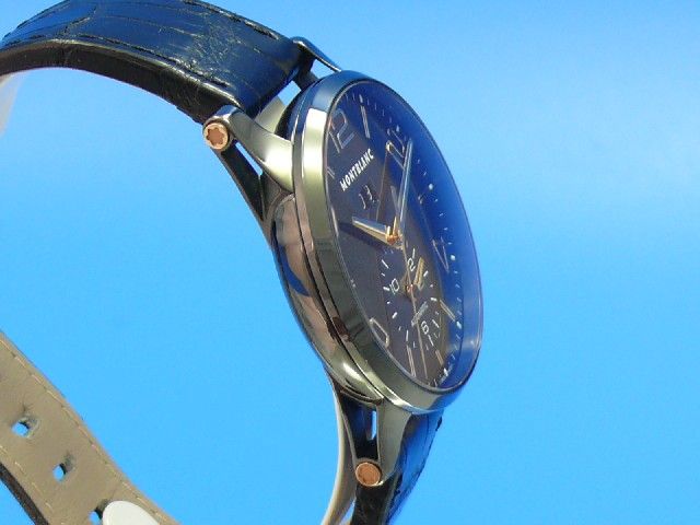 Montblanc Timewalker GMT PVD (Black steel)