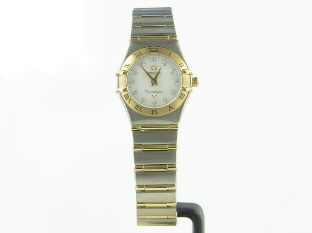 Omega Constellation Mother Of Perl Stahl/Gold Lady