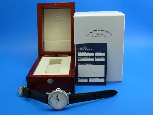 Mhle Glashtte Teutonia II Stahl Automatik 38mm