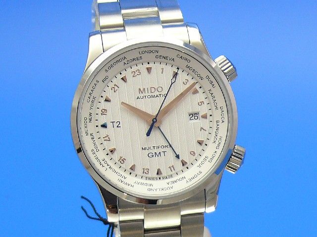 Mido Multifort Gent GMT