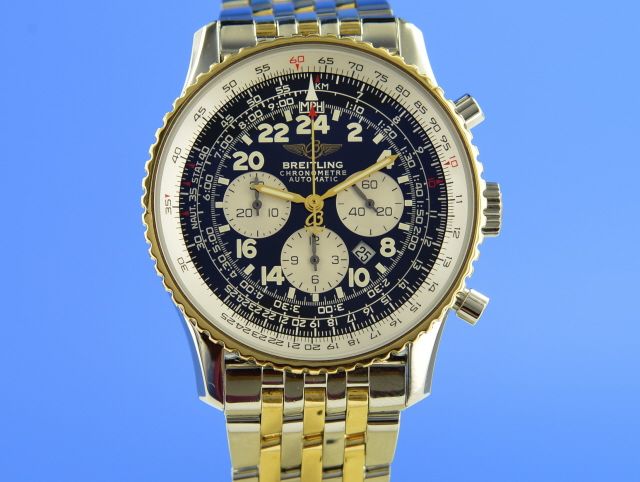 Breitling Navitimer Cosmonaute Chronograph Stahl / Gold