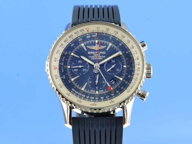 Breitling Navitimer GMT Aurora Blue Limited Edition