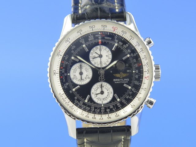 Breitling Navitimer Olympus Kalender mit Mondphase