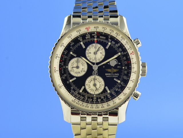 Breitling Navitimer Olympus Kalender mit Mondphase