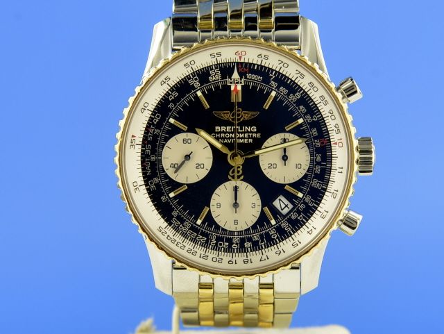 Breitling Navitimer Stahl/Gold Chronograph