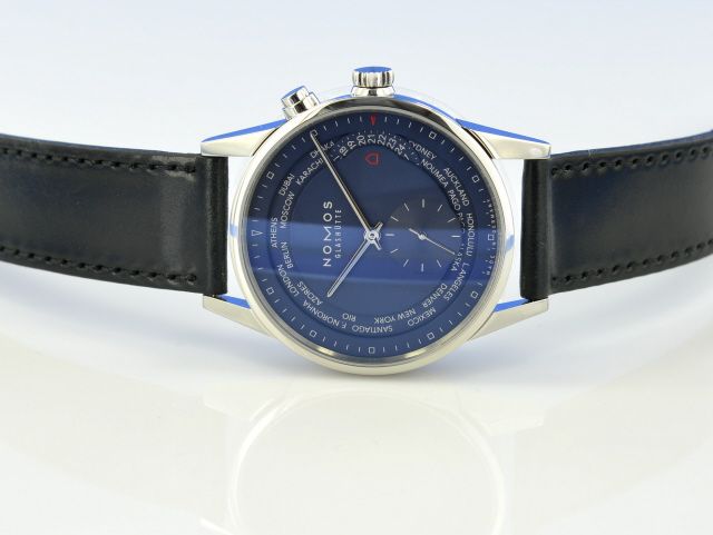 Nomos Glashtte Zrich Weltzeit Nachtblau