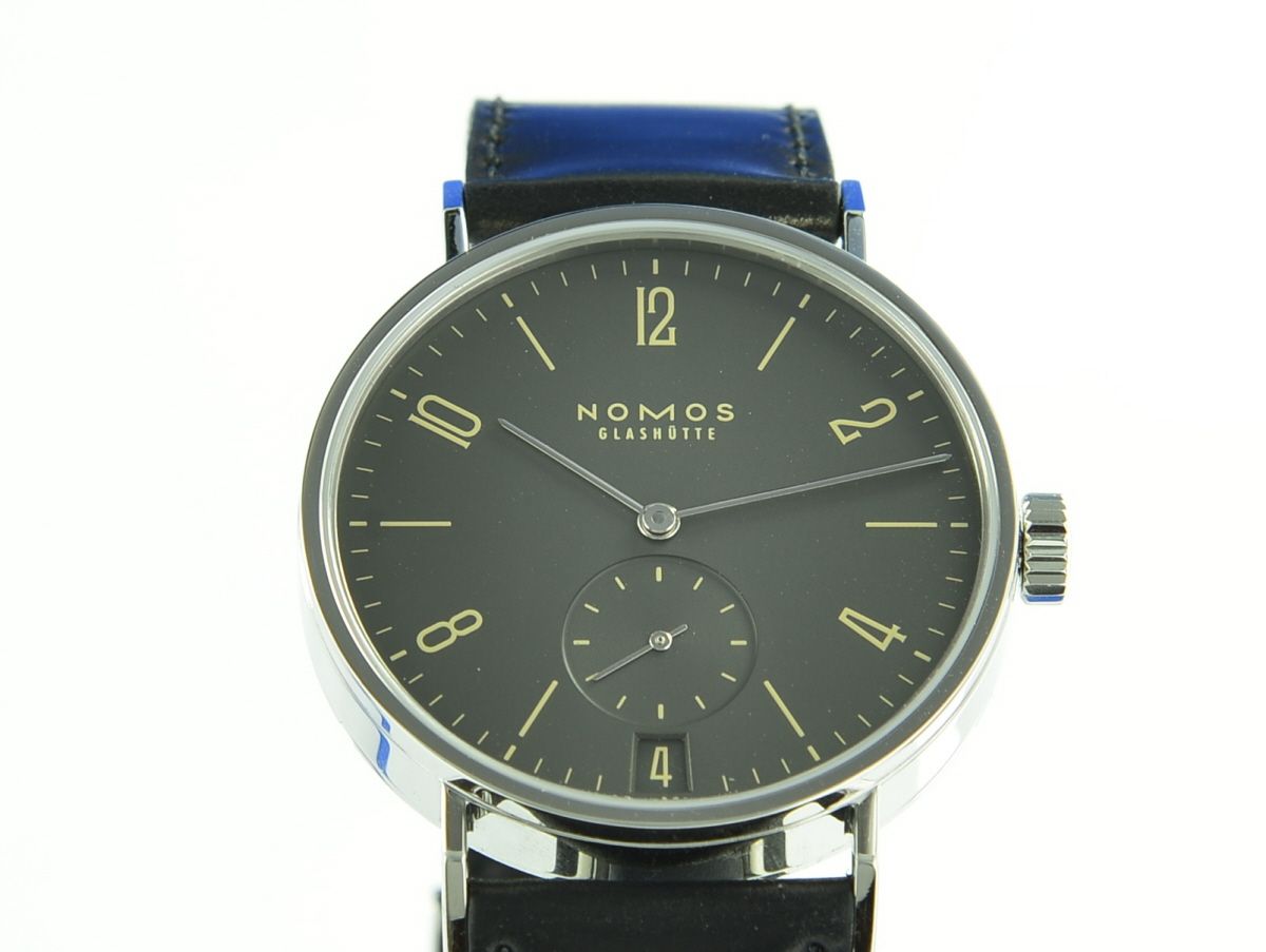Nomos Tangomat Ruthenium Datum 603