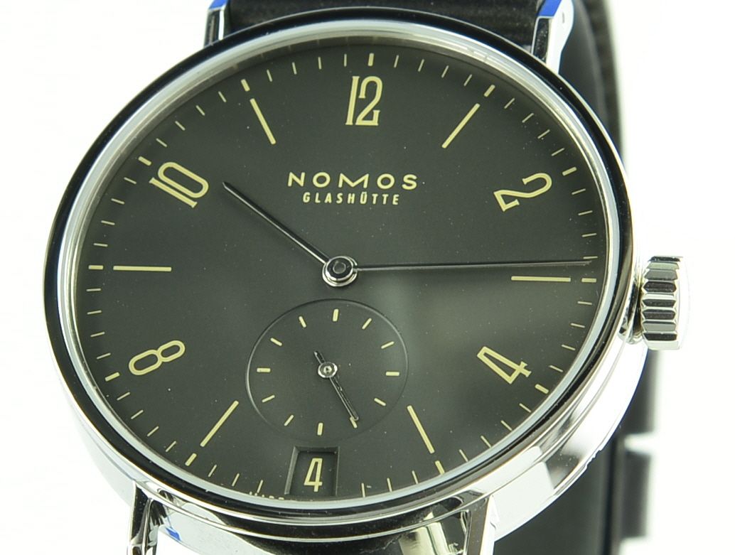 Nomos Tangomat Ruthenium Datum 603