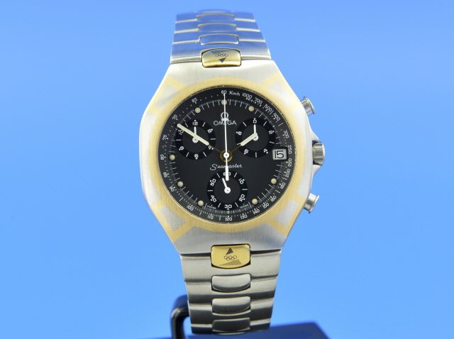 Omega Seamaster Olympia Albertville 1992 Barcelona ltd. Stahl / Gold
