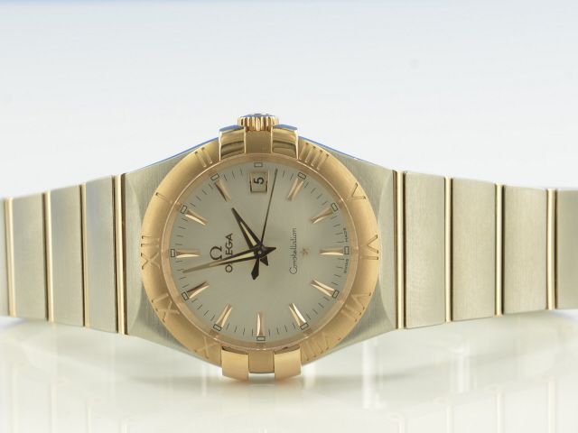 Omega Constellation 35 mm Quarz Stahl/Rotgold
