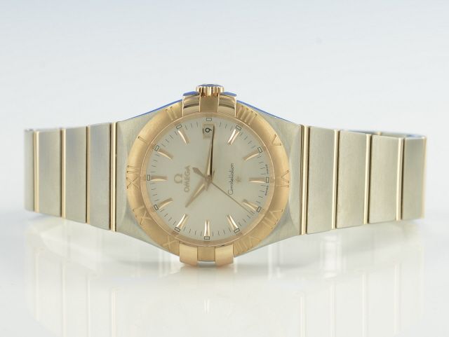 Omega Constellation 35 mm Quarz Stahl/Rotgold