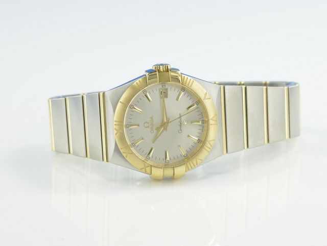 Omega Constellation 35 mm Quarz Edelstahl/Gelbgold