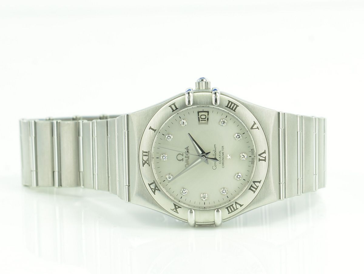 Omega Constellation Automatik Co-Axial Diamamanten