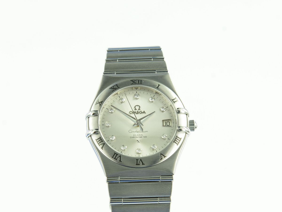 Omega Constellation Automatik Co-Axial Diamamanten
