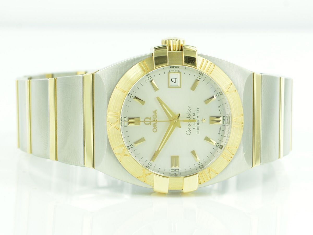 Omega Constellation Automatik Stahl/Gold Co-Axial