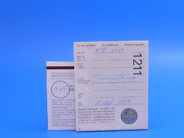 Omega Constellation Chronometer Kalender