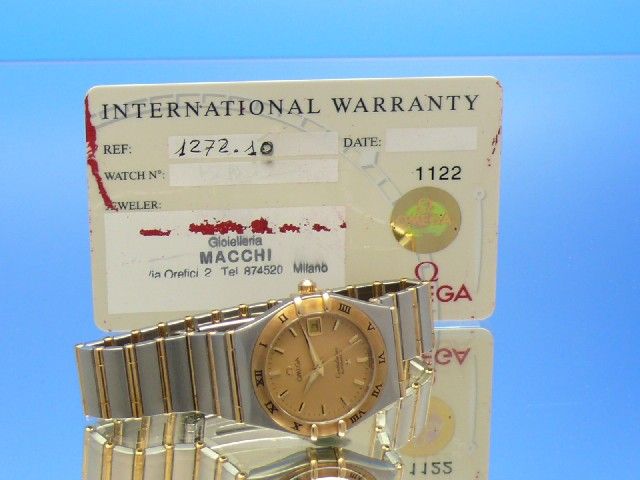 Omega Constellation Damen Automatik Stahl/Gold