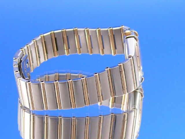 Omega Constellation Damen Stahl/Gold Perlmuttblatt