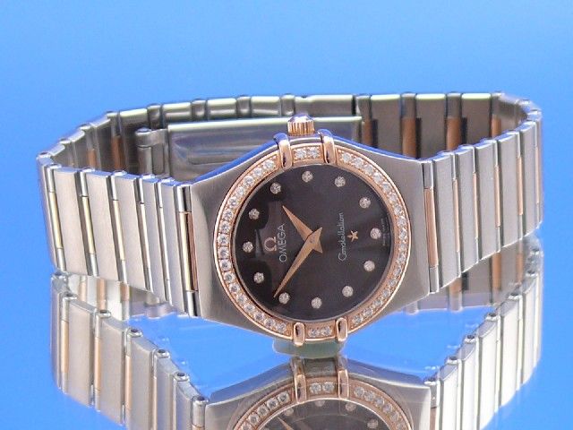 Omega Constellation Damen Stahl/Gold