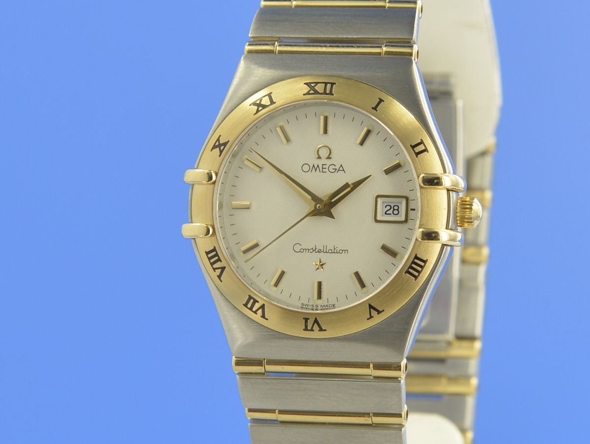 Omega Constellation Lady Stahl/Gold