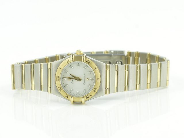 Omega Constellation Mother Of Perl Stahl/Gold Lady