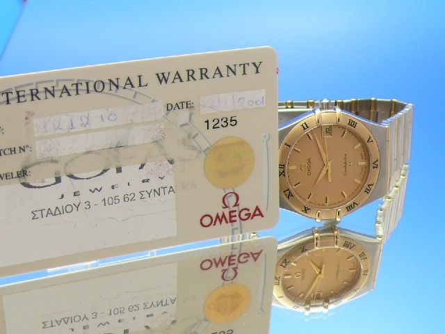 Omega Constellation Stahl/Gold Herren/Damen