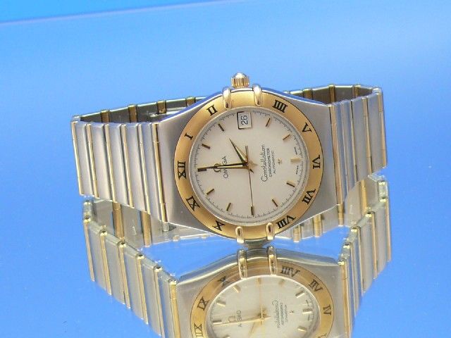 Omega Constellation Stahl/Gold Herren Automatik
