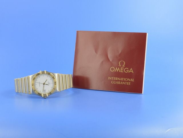 Omega Constellation Stahl/Gold Herren 34 mm