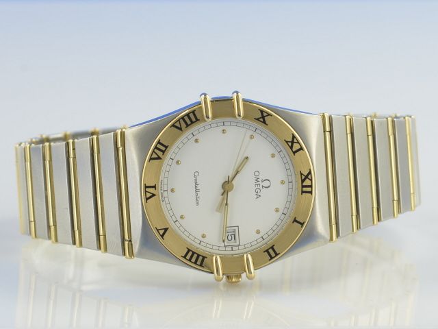 Omega Constellation Stahl/Gold Herren 34 mm