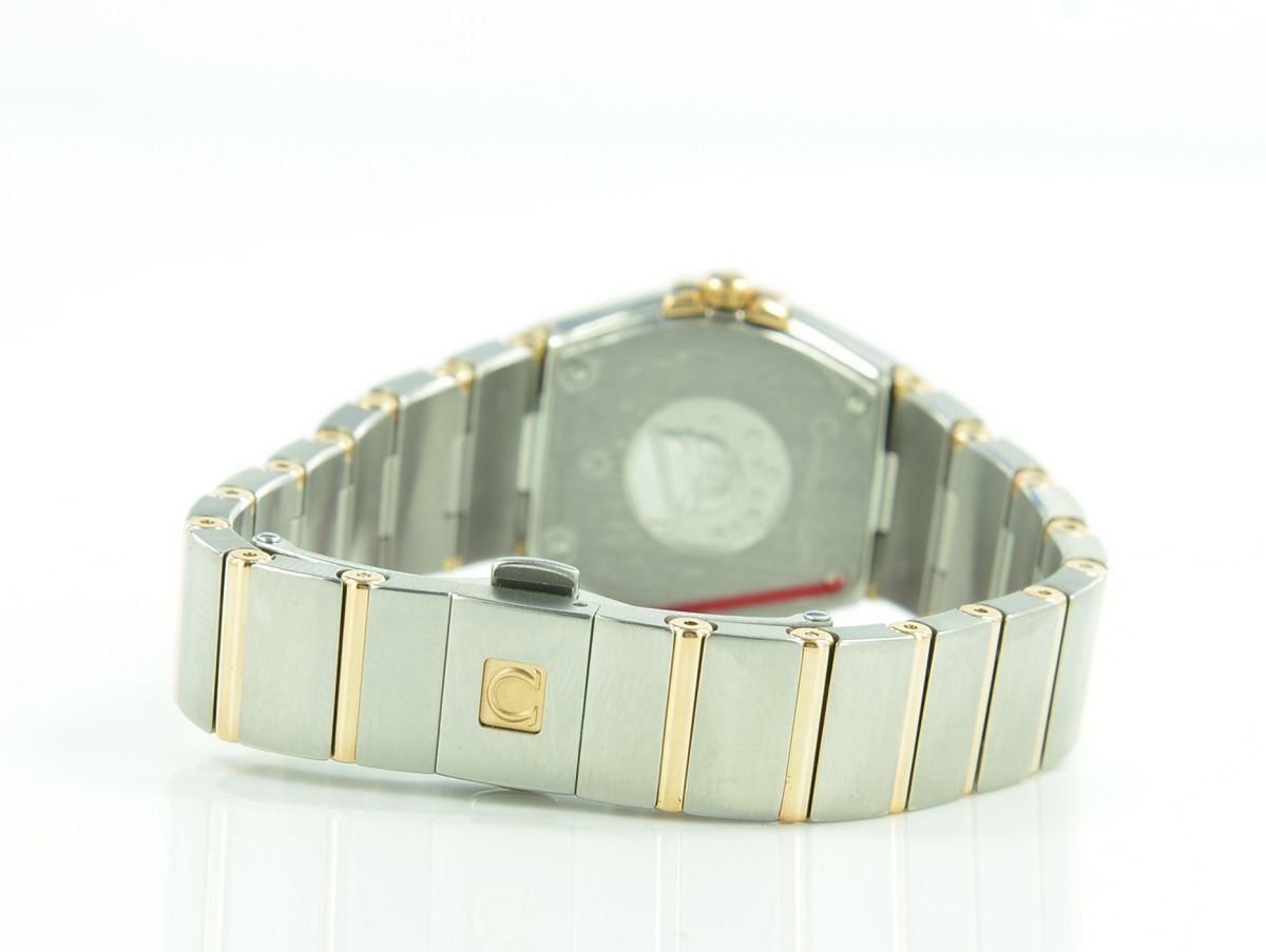 Omega Constellation Stahl/Rotgold Diamanten Lady