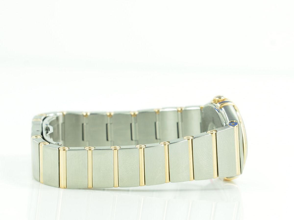 Omega Constellation Stahl/Rotgold Diamanten Lady