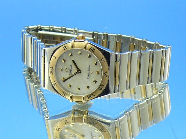 Omega Constellation myChoice Damen Stahl/Gold