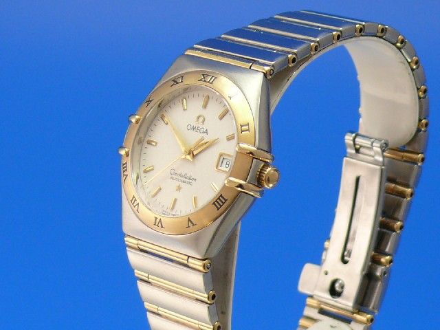 Omega Constellations Stahl/Gold Damen