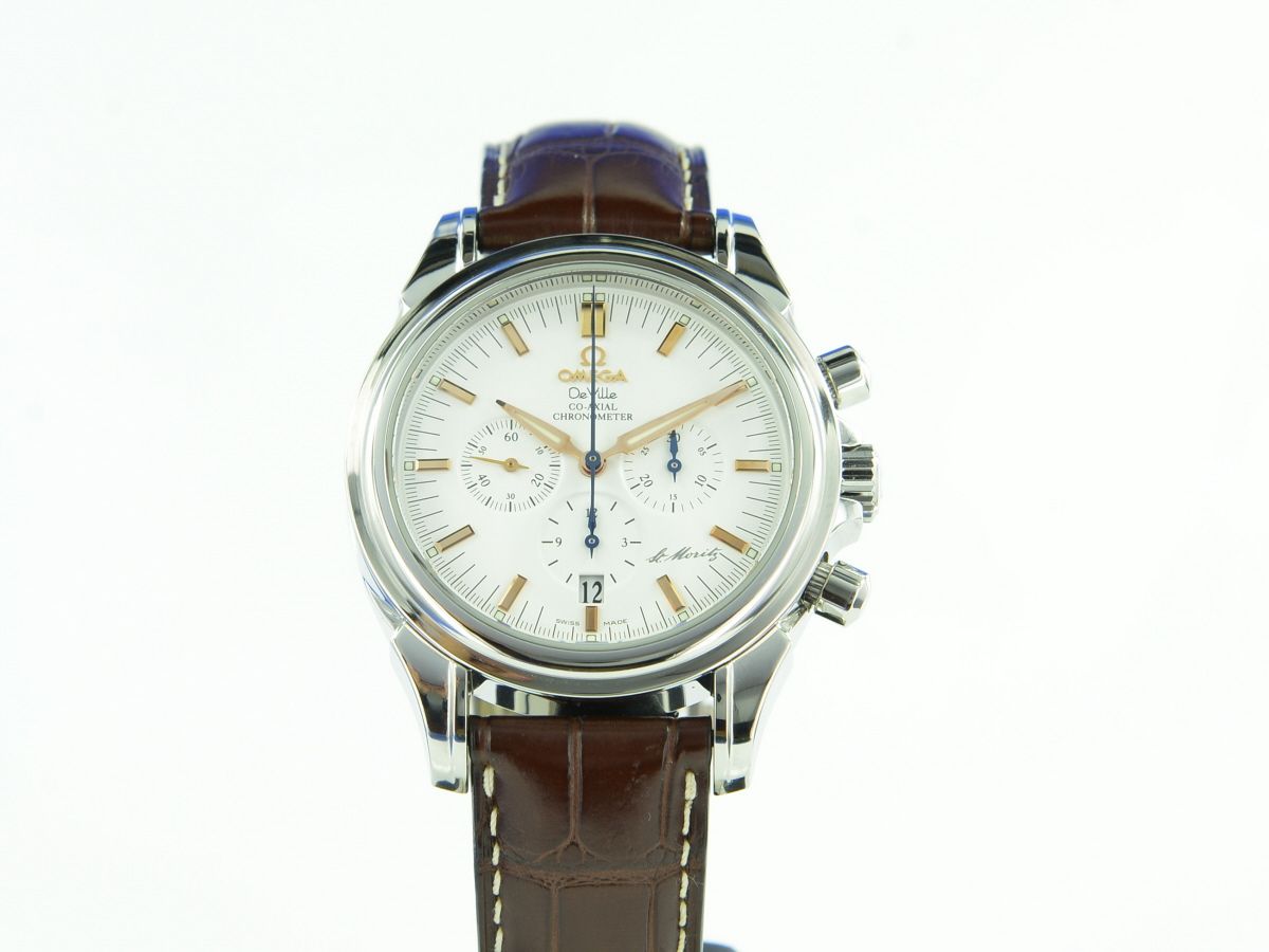 Omega De Ville Co-Axial Chronometer Chronograph St. Moritz