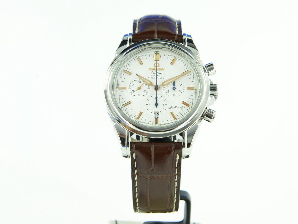 Omega De Ville Co-Axial Chronometer Chronograph St. Moritz