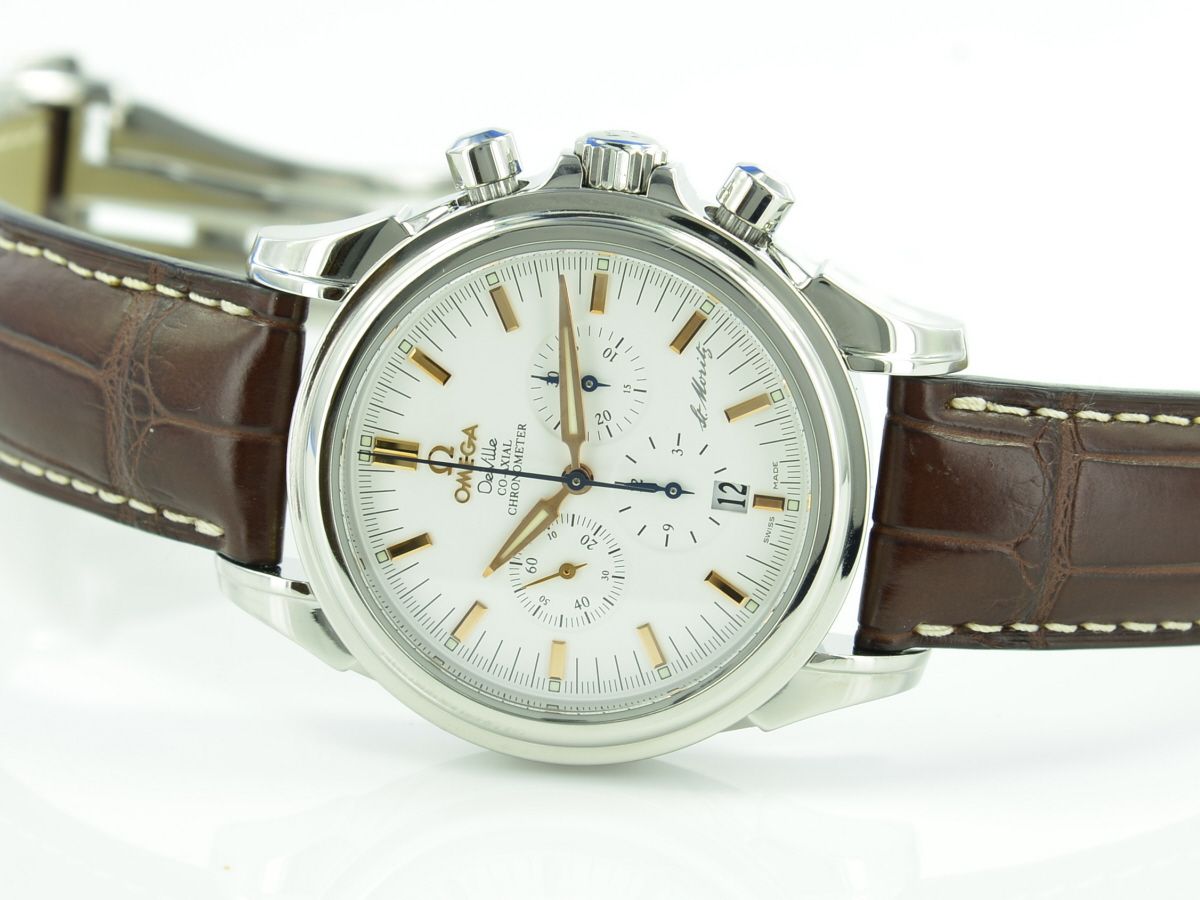 Omega De Ville Co-Axial Chronometer Chronograph St. Moritz